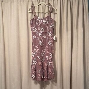Lulu's Embroidered Sequin Midi Dress